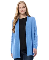 Jones New York Women's Open-Front Ribbed-Edge Cardigan