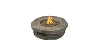 Mondawe 12" H x 37" W Outdoor Fire Pit Table