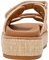 Steve Madden Women's Bigschmona Platform Buckle Footbed Slide Sandals