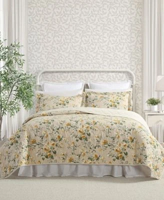 Laura Ashley Roses Reversible Quilt Sets