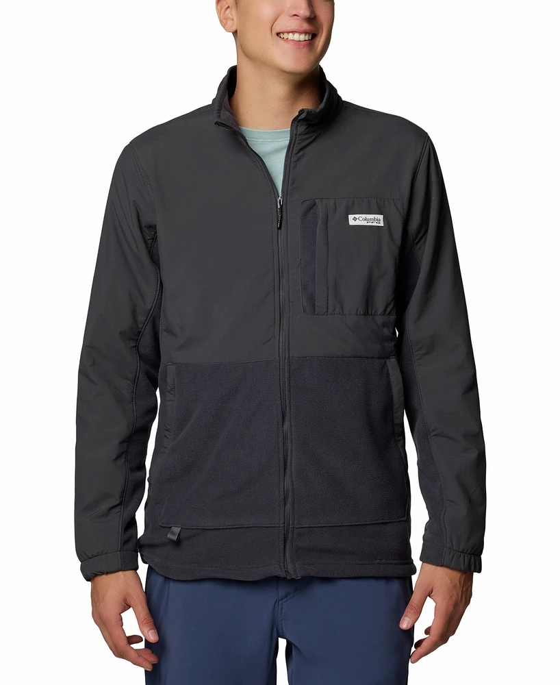 Columbia Men's Pfg Uncharted Zip-Front Fleece Jacket