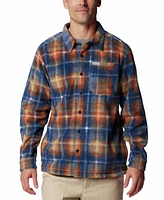 Columbia Men's Steens Mountain Ii Plaid Fleece Shirt Jacket