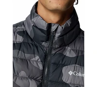 Columbia Men's Powder Lite Ii Quilted Printed Full-Zip Jacket