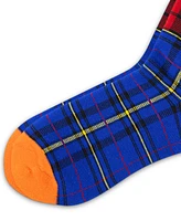 Polo Ralph Lauren Men's Colorblock Plaid Crew Socks