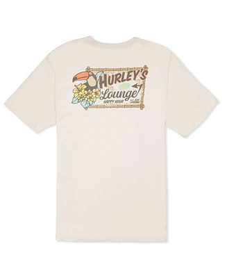 Hurley Men's Everyday Natural Long Sleeve Short T-Shirt