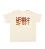 Sweet Wink Toddler Girls Grateful Thanksgiving Short Sleeve T-Shirt