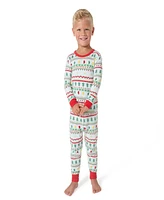 Gerber Toddler Boys Holiday Family Pajamas Neutral Two Piece