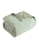 Eddie Bauer Classic Soft Solid Microfiber Blanket, Full/Queen