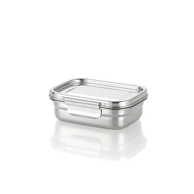 Minimal Stainless Steel Lunch Box ml Set of 2