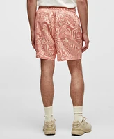 Mode of One Men's Distorted Wave Relaxed-Fit Shorts, Exclusively at Macy's