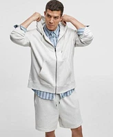 Mode Of One Mens Full Zip Fleece Hoodie Regular Fit Drawstring Shorts Exclusively At Macys