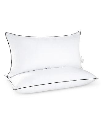 Cheer Collection Adjustable Layer Soft 2-Pack Pillows, Standard/Queen