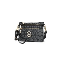 Mkf Collection Geneve M Signature Functional Crossbody & Wristlet by Mia K