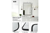 gaomon Bathroom Mirror, Aesthetically Pleasing and Versatile x 30 Inch Vanity Mirror for Over Sink, Available in Varied Sizes