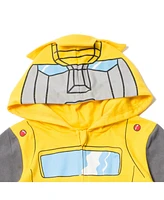 Transformers Toddler Boys Bumblebee Optimus Prime Zip Up Costume Coverall