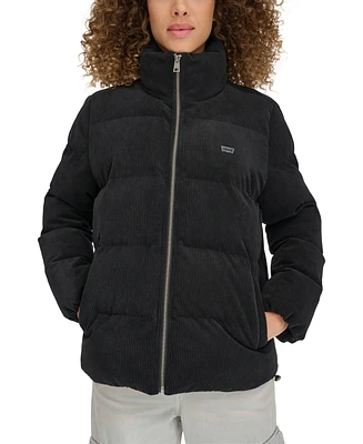 Levi's Women's Corduroy Bubble Puffer Jacket