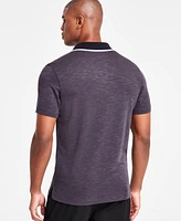 Alfani Men's Johnny Collar Polo, Created for Macy's