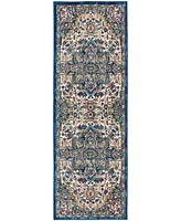 Nourison Home Ankara Global ANR15 2'4"x8' Runner Area Rug