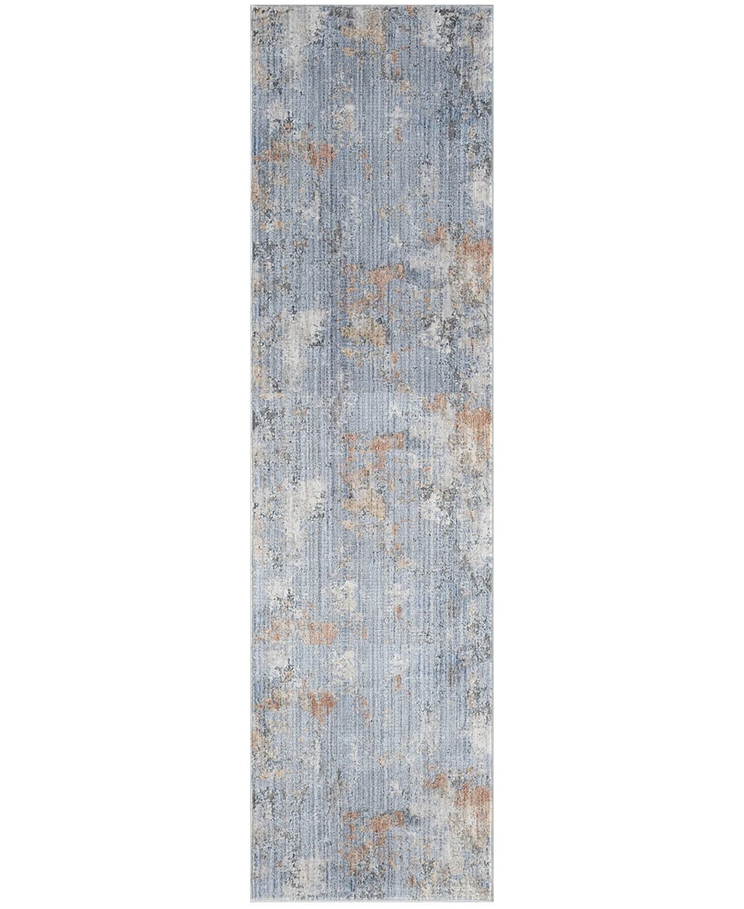Nourison Home Abstract Hues ABH01 2'2"x8' Runner Area Rug