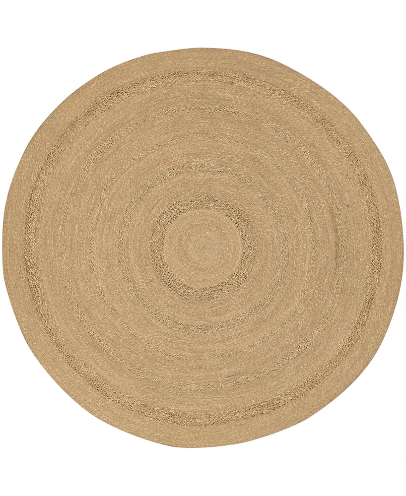 Nourison Home Natural Seagrass NSG01 6'x6' Round Area Rug