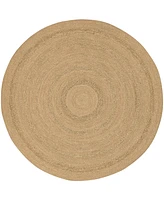 Nourison Home Natural Seagrass NSG01 6'x6' Round Area Rug