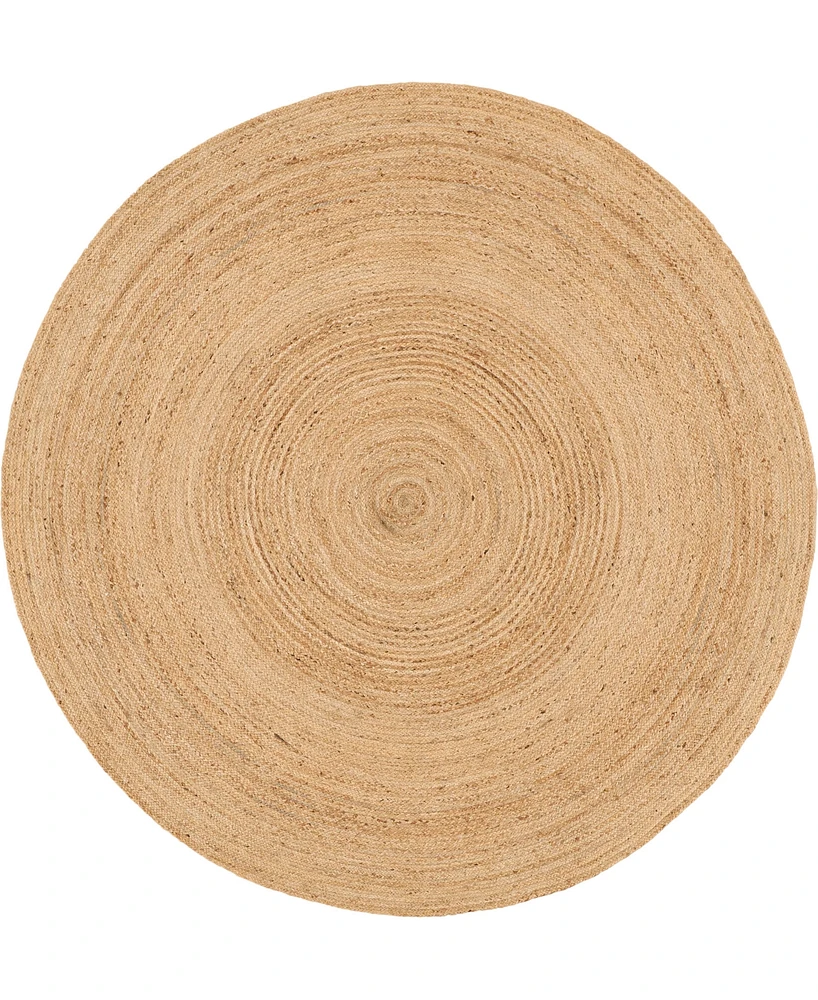 Nourison Home Natural Jute NJT03 8'x8' Round Area Rug