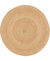 Nourison Home Natural Jute NJT03 8'x8' Round Area Rug