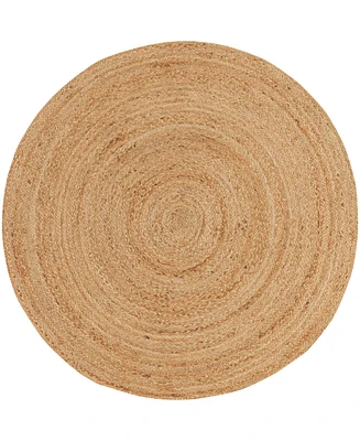 Nourison Home Natural Jute NJT03 5'x5' Round Area Rug