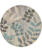 Nourison Home Tranquil TRA01 4'x4' Round Area Rug