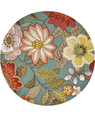Nourison Home Fantasy FA18 5'6"x5'6" Round Area Rug