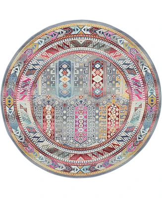 Nourison Home Vintage Kashan VKA06 6'x6' Round Area Rug