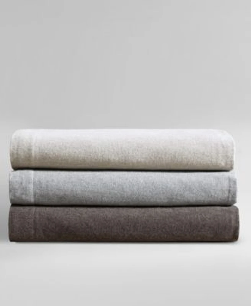 Calvin Klein Melange Cotton Flannel Sheet Sets