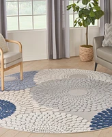 Nourison Home Aloha ALH29 7'10"x7'10" Round Area Rug