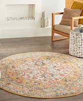 Nourison Home Passion PSN23 5'x5' Round Area Rug