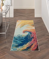 Nourison Home Celestial CES07 2'2"x7'6" Runner Area Rug