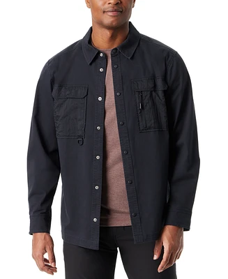 Bass Outdoor Men's Relaxed Fit Camo Worker Shirt Jacket