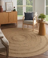 Nourison Home Natural Seagrass NSG01 6'x6' Round Area Rug