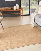 Nourison Home Natural Jute NJT01 5'x5' Square Area Rug