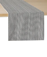 Kate Spade New York Hand Painted Shirting Stripe Table Runner, 15"x 72"