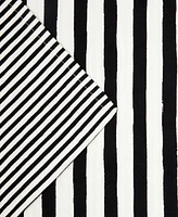 Kate Spade New York Hand Painted Shirting Stripe Table Runner, 15"x 72"