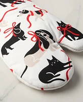 Kate Spade New York Holiday Pets Kitchen Towel, Oven Mitt & Potholder, Set of 4
