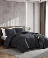 Kenneth Cole New York Silhouette Floral 3-Pc. Comforter Set, Twin