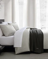 Vera Wang Speckled Satin Weave 3-Pc. Duvet Cover Set