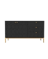 Boyel Living Stylish 2-Door and 3-Drawer Tv Cabinet