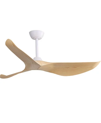 Sofucor 52" Abs Blades Ceiling Fan, No Lights