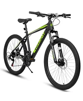 Streamdale Furniture 26-inch mountain bike adult aluminum frame shock absorbing front fork bike 21-speed disc brake mountain bike