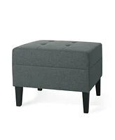 Streamdale Furniture Plush Ottoman with Birch Legs: Comfort, Style, and Durability