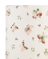 Crane Baby Infants Parker Fitted Butterfly Crib Sheet