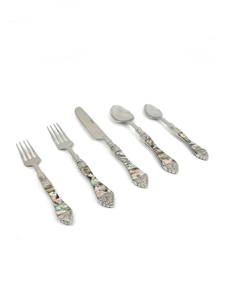 Vibhsa Cultured 20-Pc. Flatware Set, Serving for 4