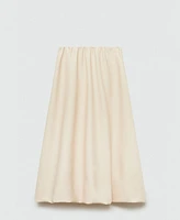 Mango Women's Flared Midi-Skirt